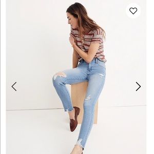 Madewell 9” high rise skinny jeans size 24s